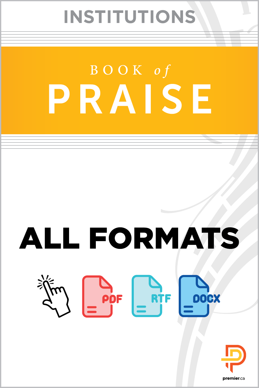 Book Of Praise all file formats for institutions